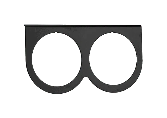 Matte Black Under Dash Panel _ 2-Hole MT58